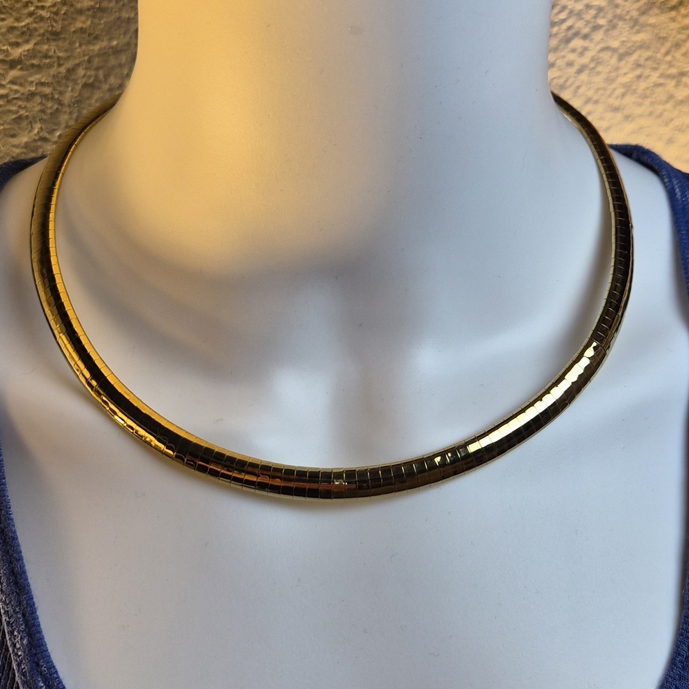 Omega Gold-filled 100mil Necklace 18"